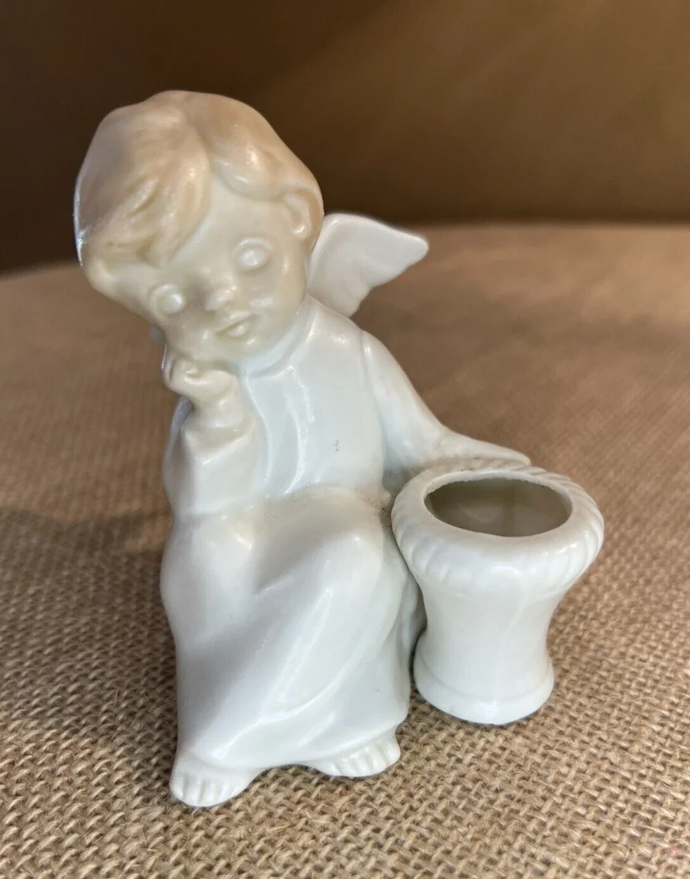 Vintage Fitz and Floyd Japan 1981 Angel Candlestick